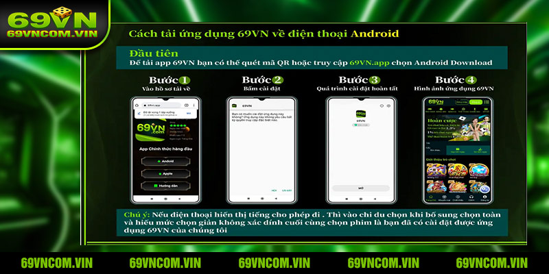 Hướng Dẫn Tải App 69VN Trên Android 