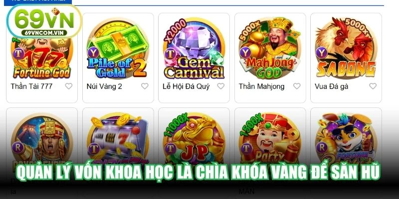 Quản lý vốn khoa học là chìa khóa vàng để săn hũ thành công