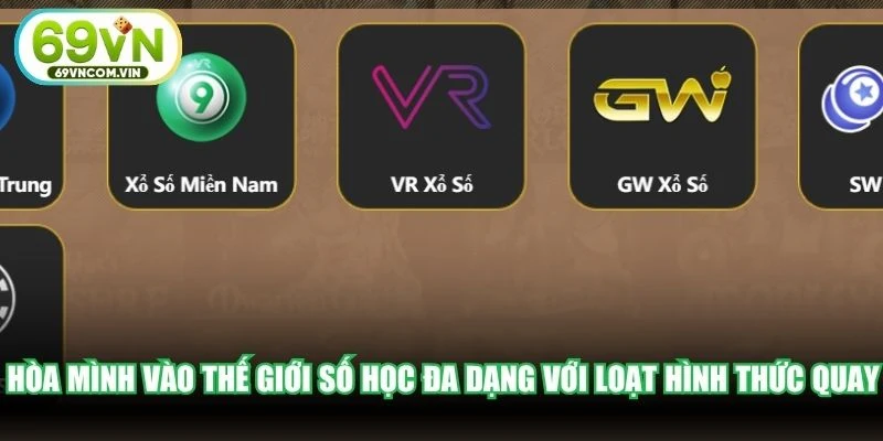 Hòa mình vào thế giới số học đa dạng với loạt hình thức quay thưởng hiện đại